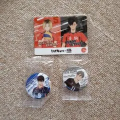 くら寿司 ハイキュー 缶バッジ カード セット
