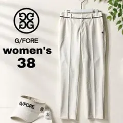 G/FORE ストレッチ ゴルフパンツ 白 テーパード レディース38 美品のサムネイル