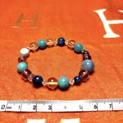 【極美品】天然石ブレスレット ラリマー・アマゾナイト・カイヤナイト他