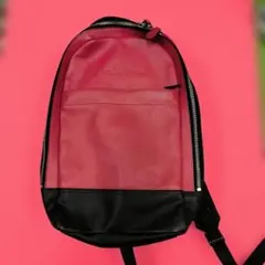 COACH レザー バックパック 赤黒のサムネイル
