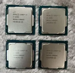 Intel Core i7-8700 i5-8500 CPU計4枚正常動作中古品