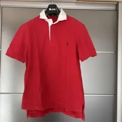 Polo by Ralph Lauren 赤 ラガーシャツ半袖　M