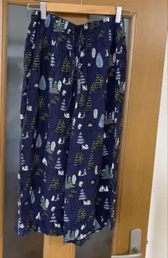 美品　ユニクロ　ムーミンリラコ　ネイビー　Lルームウェア