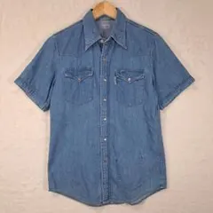 BLUE BLUE ブルーブルー デニム半袖シャツ メンズ Sサイズのサムネイル
