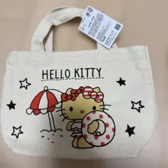 新品　しまむら　HELLO KITTY トートバッグ ミニバッグ　日焼けシリーズ