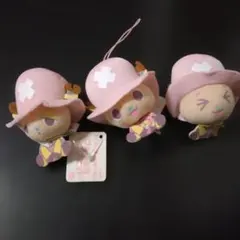 未使用★ONE PIECE チョッパー マスコット 3種セット
