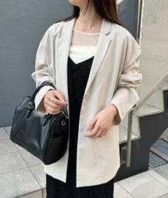 kastane デザインオーバーシャツジャケット