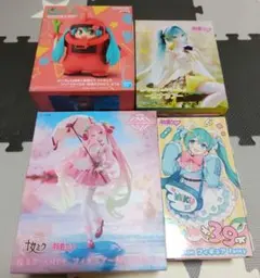 初音ミク　フィギュア　まとめ売り　Fashion　カナリア　桜ミク　シャアザク