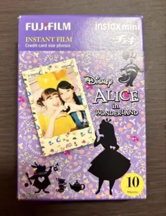 (FUJIFILM) チェキ用フィルム 10枚入 絵柄 (ふしぎの国のアリス)