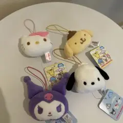 サンリオキャラクターズ　フェイスマスコット2 4点セット