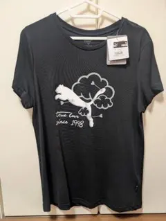 PUMA ブラック Tシャツ true love since 1948