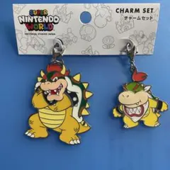USJ 限定　クッパ＆クッパJr. チャームセット　ニンテンドーワールド　マリオ