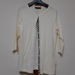 イーストボーイカーディガン9号　七分袖　コットン