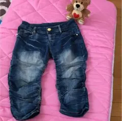 デニムパンツ★140サイズ★ウエスト調節機能付き