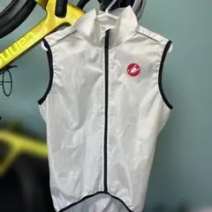 Castelli ウィンドブレーカー ジレ ホワイト Mのサムネイル