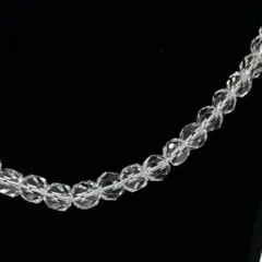 ✨美品✨　クォーツ　ネックレス　シルバー刻印　天然石
