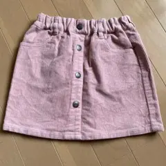 GLOBAL WORK コーデュロイピンクスカート　Mサイズ