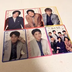 WEST. 男前カード6枚