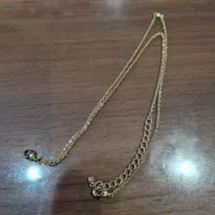 ネックレス　ブラックのカラーストーン