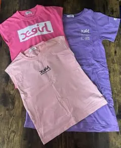 ⭐︎x-girl stage⭐︎Tシャツ&ワンピース３点セット