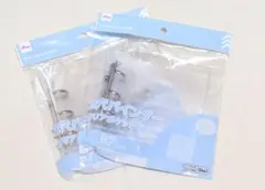 3穴バインダー クリアポケットタイプ B7サイズ 2個セット ダイソー