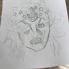 ジョジョの奇妙な冒険 ジャイロ・ツェペリ 手描きイラスト