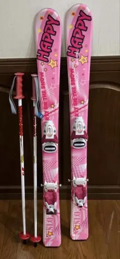 KAZAMA ジュニアスキー板 金具セット 106cm ロッカーSPAX - メルカリ