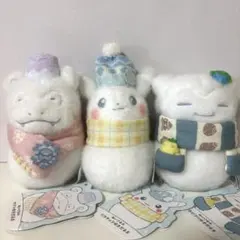 ポケモンセンター限定 ピカチュウ カビゴン ヤドン ゆきだるま 3点セット