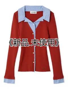 lilybrown シャツドッキングニットトップス