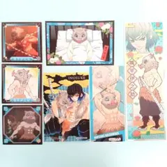 鬼滅の刃 嘴平伊之助 ステッカー 7枚セット シール 推し活