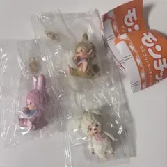 モンチッチマスコットキーチェーン4 モンチッチちゃんチムたんチャム 3点セット