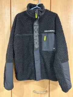 new balance ボアフリースジャケット 黒