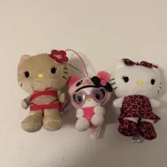 キティーちゃんキーホルダー　3個セット
