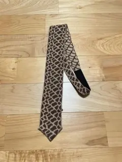 engineered garments レオパード柄ネクタイ