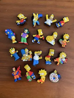 ザ・シンプソンズ クロックス ジビッツ 18個セット ②