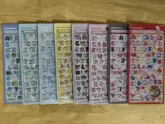 ボンボンドロップシール サンリオ もじ 8枚 コンプリート セット