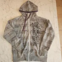 グレー フルジップパーカー Lサイズ