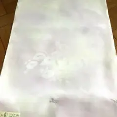 反物　絹　長襦袢地　ぼかしうすピンク【未仕立て】