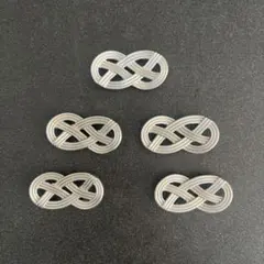 【箸置き】水引き・結び・和モダン・シンプル・シルバー・縁起物・お正月・ひな祭り