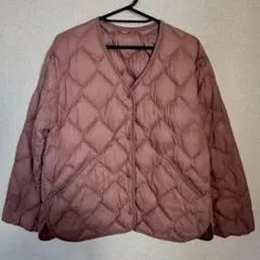 UNIQLO　ユニクロ ウルトラライトダウンリラックスジャケット ピンク　M