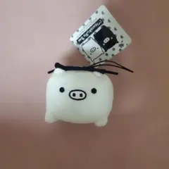 サンエックス モノクロブー ぬいぐるみ ストラップ キーホルダー 平成