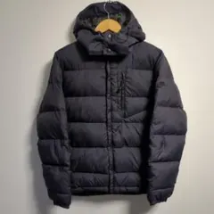 NIKE　ナイキ　 ダウンジャケット フード付き ダークブルー 刺繍ロゴ　M