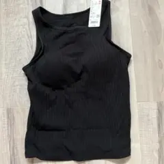 UNIQLO アメリカンスリーブブラタンクトップ L 黒