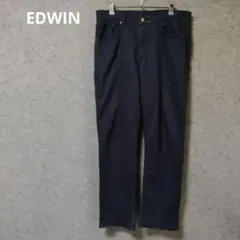EDWINメンズ ダークグレー チェック柄 スラックスのサムネイル