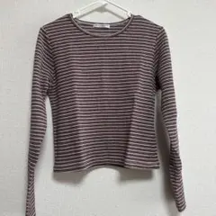 美品ビューティーアンドユース ストライプ 長袖 トップス