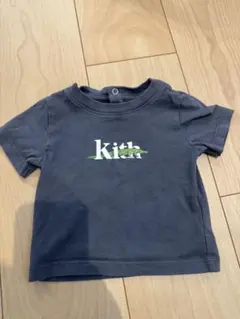 【美品kith半袖Tシャツ】　6〜9m 70 ワニ　クロコダイル　グレーのサムネイル