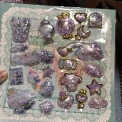 シナモロール・マイメロディ グリッターシールセット