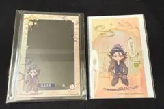 刀剣乱舞 アニメイトカフェ 福島光忠 硬化ケース 箔押しカード