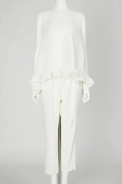 新品 YOKO CHAN ヨーコチャン ノースリーブフリルブラウス 36