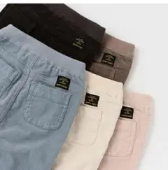 美品　プティマイン　コーデュロイ長ズボン 13cm ダークブラウン